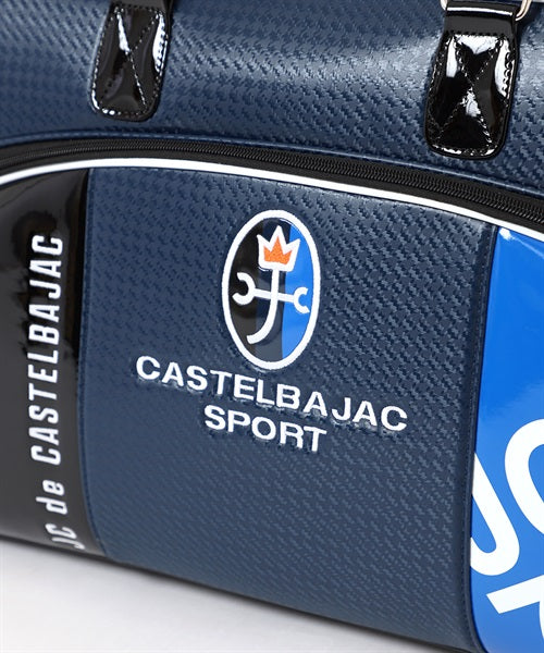 CASTELBAJAC SPORTS カステルバジャックスポーツ トリコロールKAMONボストンバッグ ネイビー